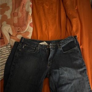 Carhartt Dark Blue Women's Straight Leg Jeans